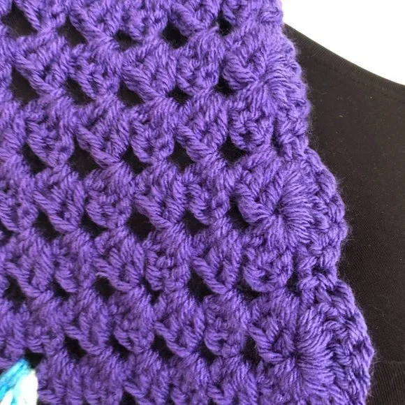 💕 SOLD! NWT! HANDMADE Crocheted Women's Shawl Wrap Gift with Heartfelt Blessing - Picture 10 of 14